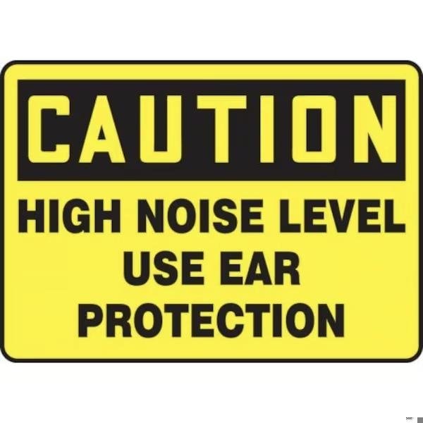 Accuform OSHA CAUTION SAFETY SIGN HIGH NOISE MPPE942XL MPPE942XL - main